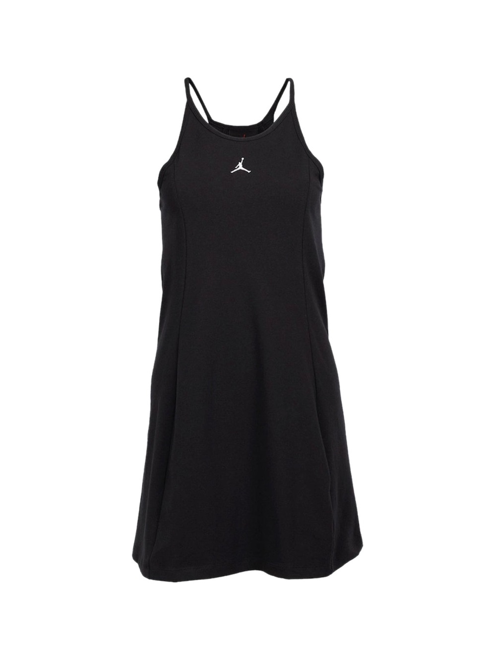 Air Jordan Black Sleeveless Spaghetti Strap Knit Mini Dress XL Form-Fitting
